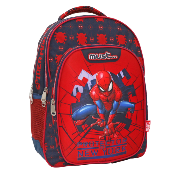 Σχολική Τσάντα Δημοτικού (32x18x43) Must Spiderman Protector Of New York 508089
