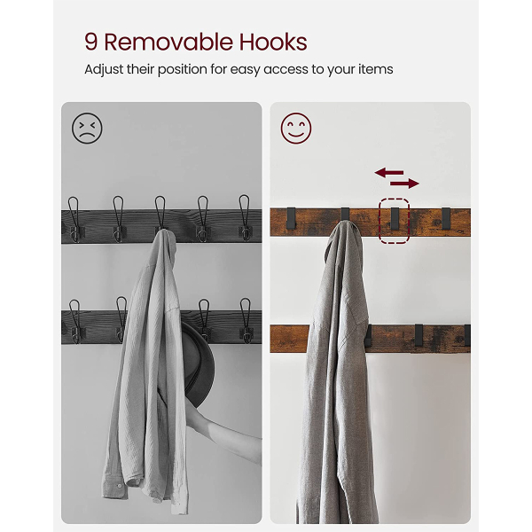 Έπιπλο Εισόδου (72x33.7x183) Vasagle HSR40B