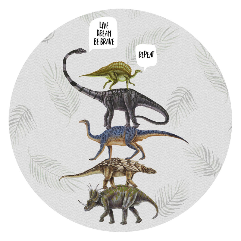 Στρογγυλή Φωτοταπετσαρία Τοίχου (Φ100) Behang Expresse Sofie & Junar INK7670-BEH