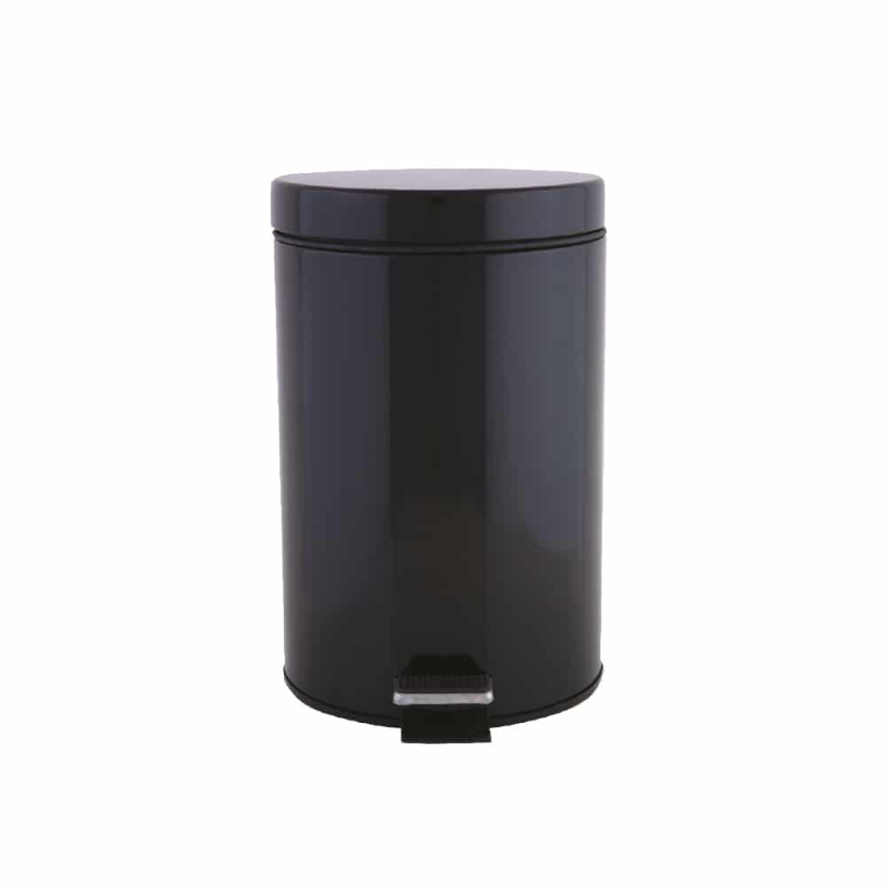 Κάδος Απορριμμάτων Μπάνιου Rainbow (23x22x32) 7lt Soft Close Ματ Μαύρο