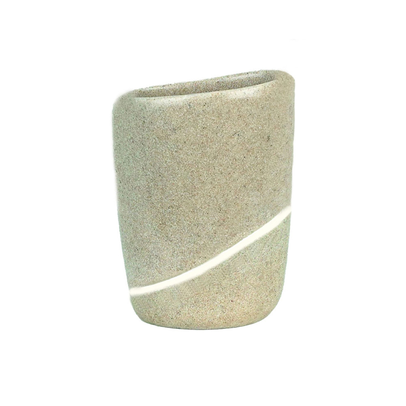 Ποτηροθήκη Μπάνιου (Φ6.5x10.5) Spirella Etna Sand