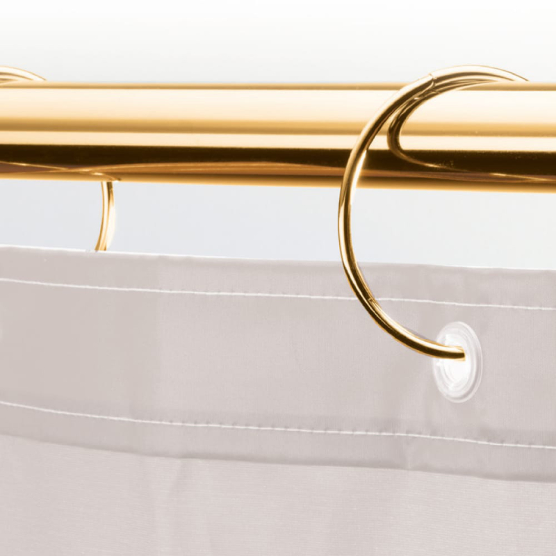 Κρίκοι Κουρτίνας Μπάνιου 12τμχ Spirella Ringo Small Copper