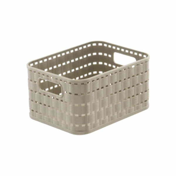 Καλάθι Αποθήκευσης 2lt Rotho Country Cappuccino