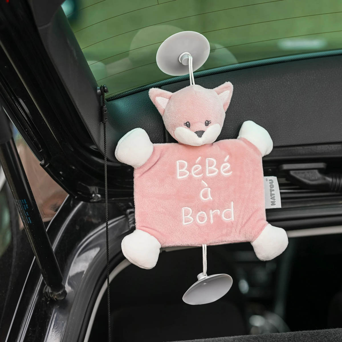 Σήμα Αυτοκινήτου Baby On Board Με Βεντούζα Nattou Alice & Pomme Αλεπού N485289 255224