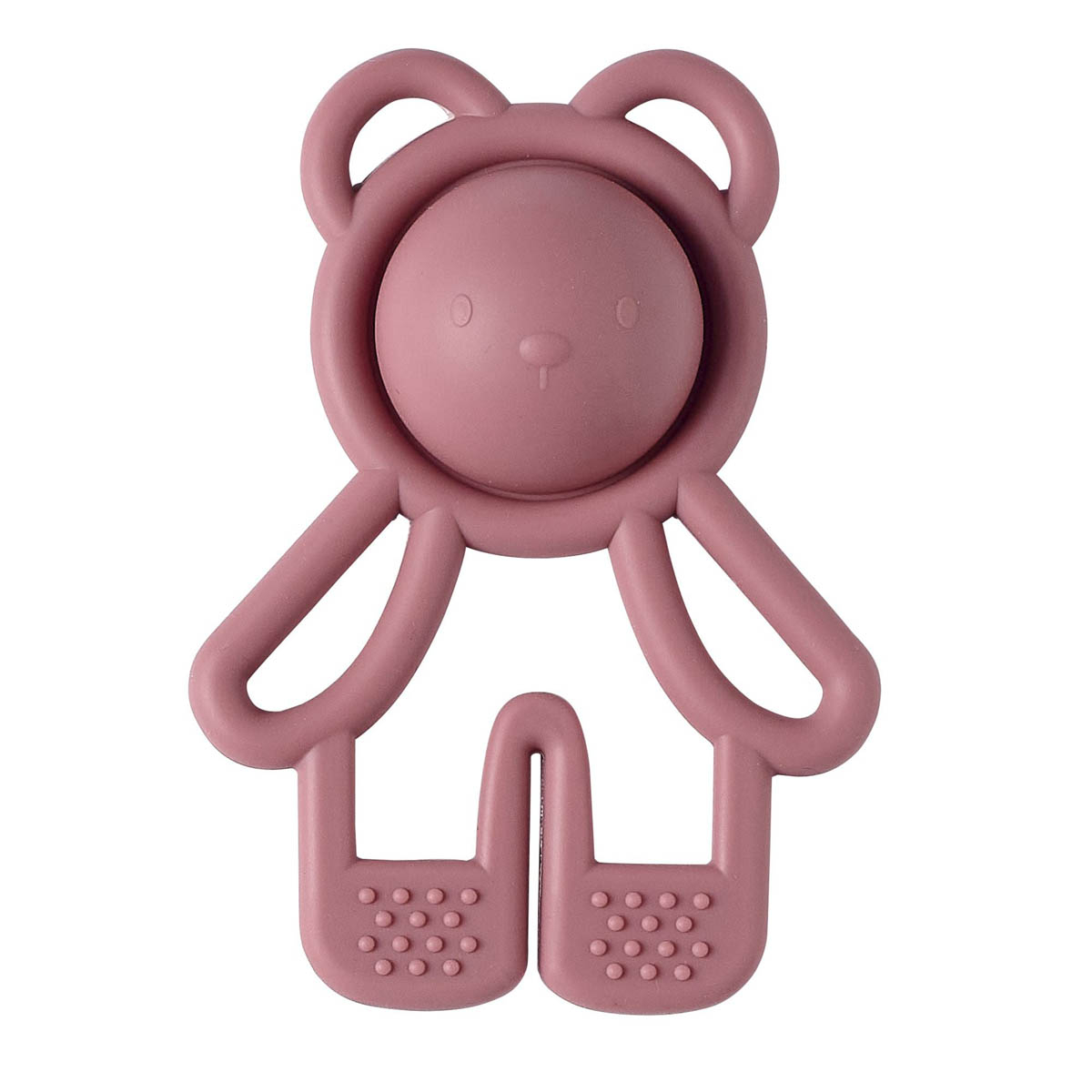 Μασητικό – Κουδουνίστρα Nattou Silicon Pop-It Pink N875240
