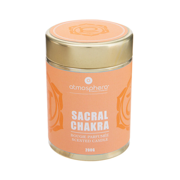 Κερί Chakra 200gr (Φ7.5x10.5) A-S Orange 192727B