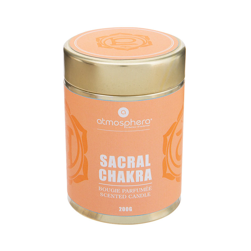 Κερί Chakra 200gr (Φ7.5x10.5) A-S Orange 192727B