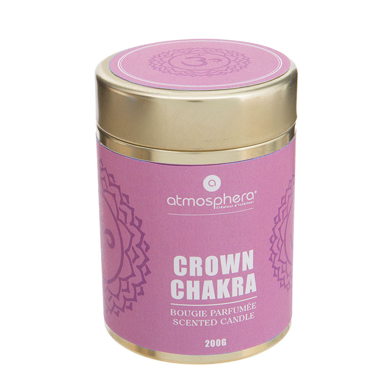 Κερί Chakra 200gr (Φ7.5x10.5) A-S Purple 192727F