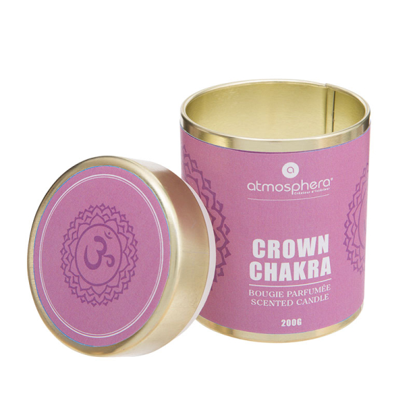 Κερί Chakra 200gr (Φ7.5x10.5) A-S Purple 192727F