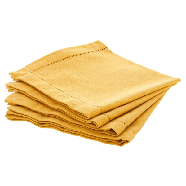 Πετσέτες Φαγητού (Σετ 4τμχ) A-S Chambray Yellow 146341R