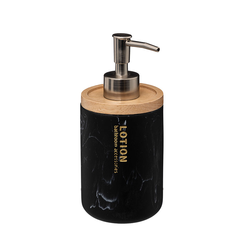 Dispenser Μπάνιου 272ml (Φ7.7x17.4) F-V Black Lea 160939B