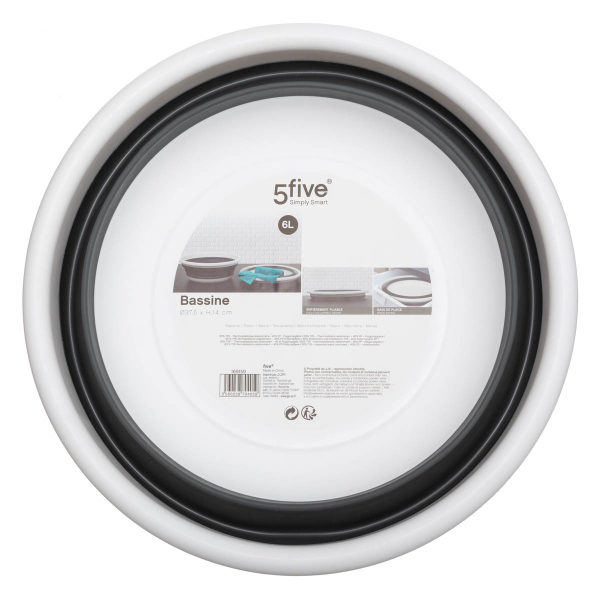 Πτυσσόμενη Λεκάνη Πλυσίματος Στρογγυλή (Φ38x13.5) F-V Collapsible 169159