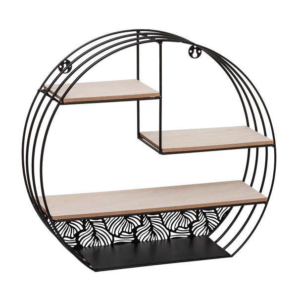 Ραφιέρα Τοίχου (39.3x10.5x36) A-S Murale Black 166731A