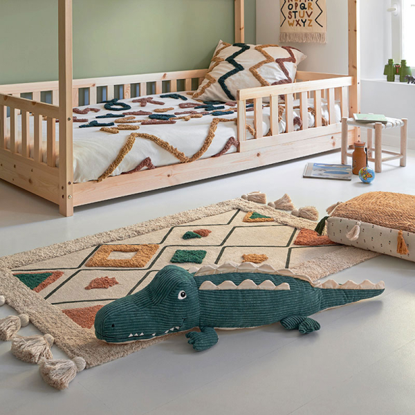 Διακοσμητικό Μαξιλάρι Βελουτέ Κροκόδειλος (80x16x23) A-S Crocodile 188232