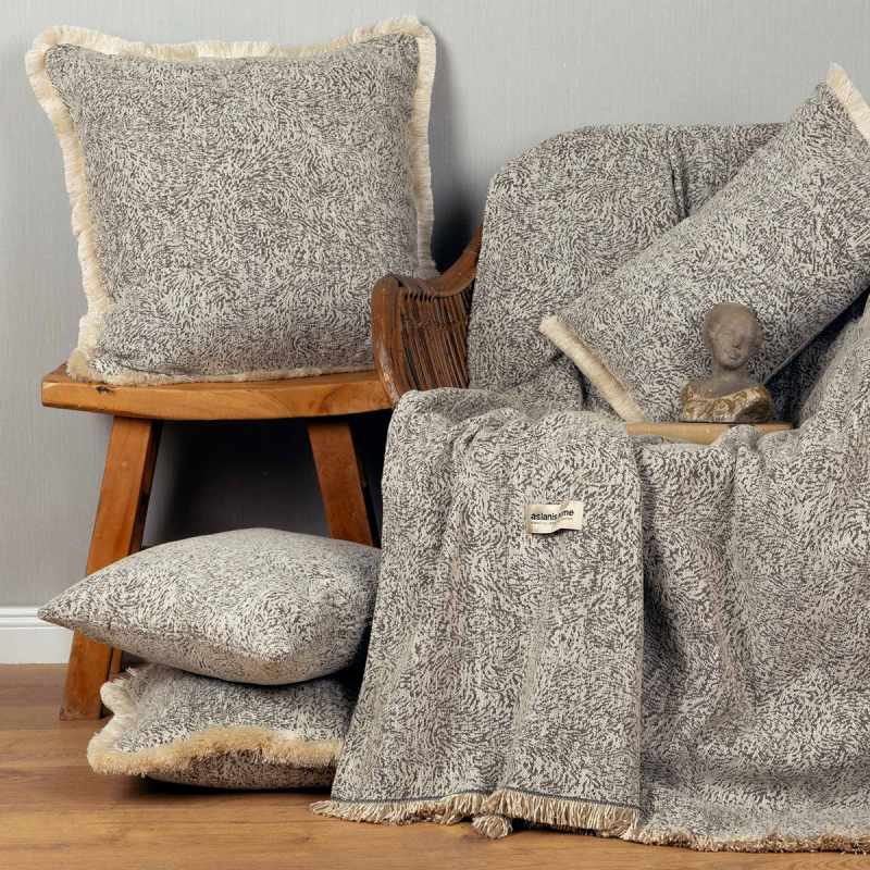 Ριχτάρι Καναπέ Διθέσιου (180x250) Aslanis Home Parnassos Μπεζ-Άμμου