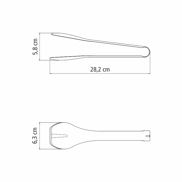 Λαβίδα Σαλάτας 28εκ. Tramontina 63800/845