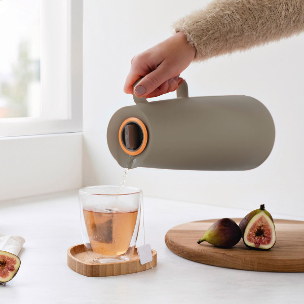 Κανάτα Θερμός 1Lt Tramontina Exata Beige 61636/108