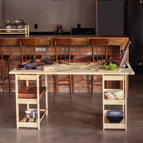 Ραφιέρα Δαπέδου 3 Θέσεων (62.2x30.2x75.2) Tramontina Madulare 91620/017