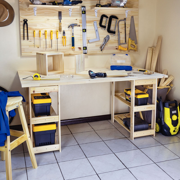 Ραφιέρα Δαπέδου 3 Θέσεων (62.2x30.2x75.2) Tramontina Madulare 91620/017