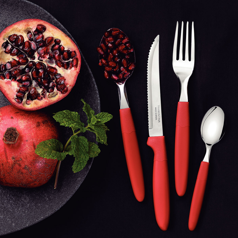 Μαχαιροπίρουνα (Σετ 24τμχ) Tramontina Ipanema 23398/772