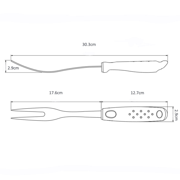 Πιρούνα Κρέατος 30.3εκ. Tramontina Utilita 25650/100