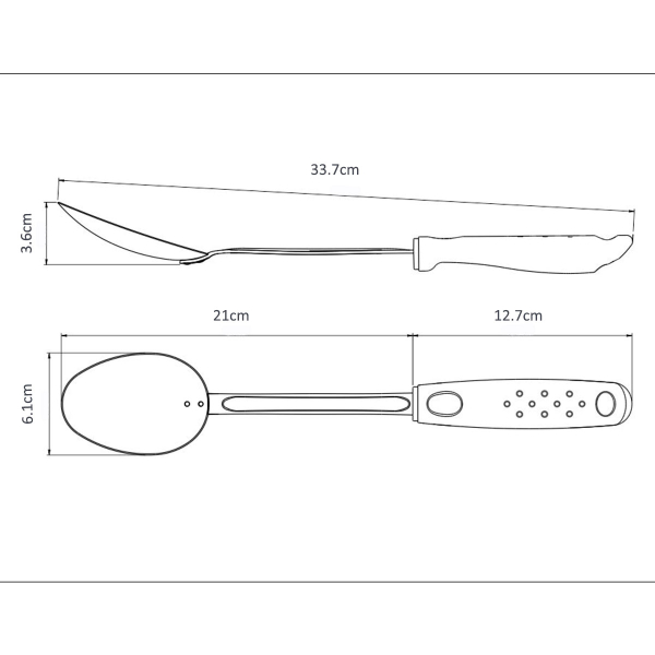 Κουτάλα Ραγού 33.6εκ. Tramontina Utilita 25654/100