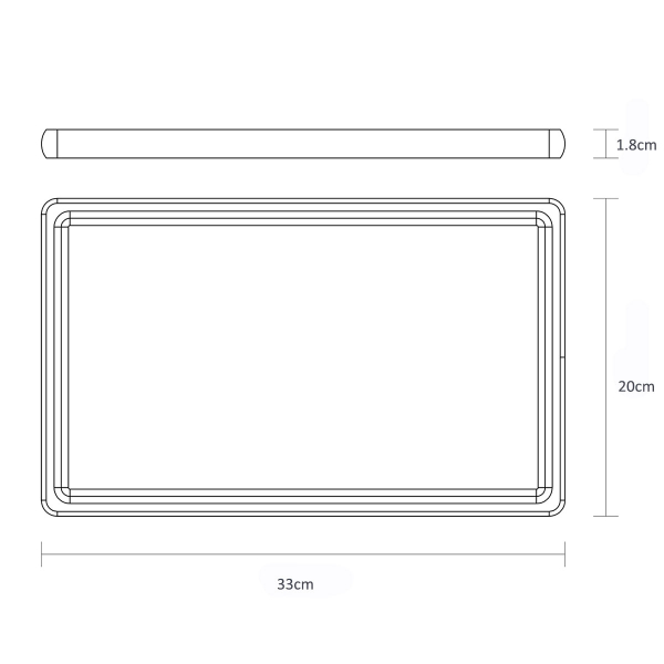 Ξύλο Κοπής (33x20x1.8) Tramontina 13458/052