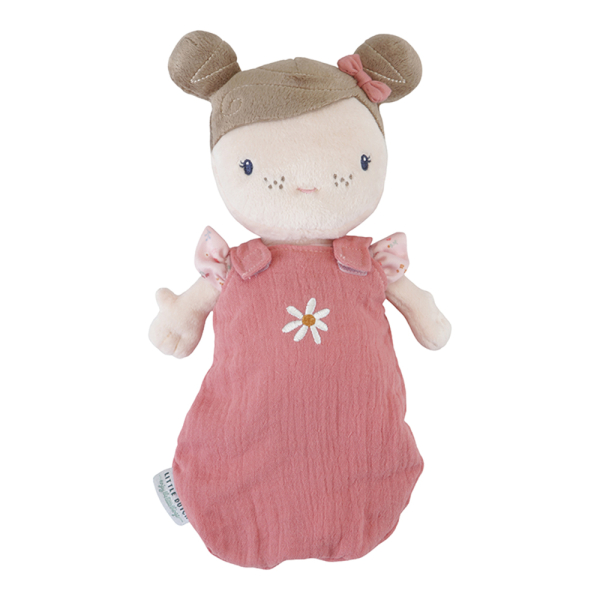 Πάνινη Κούκλα Μωρό Σε Καλαθούνα Little Dutch Rosa LD4553
