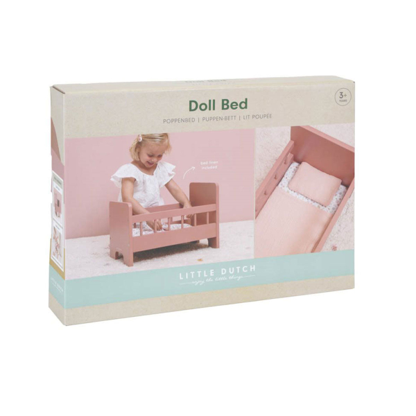 Ξύλινο Κρεβάτι Για Κούκλες Little Dutch LD7097
