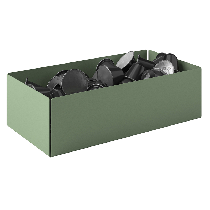 Θήκη Για Κάψουλες Καφέ (25x7.5x13) Pam & Co 117-903 Matt Mint