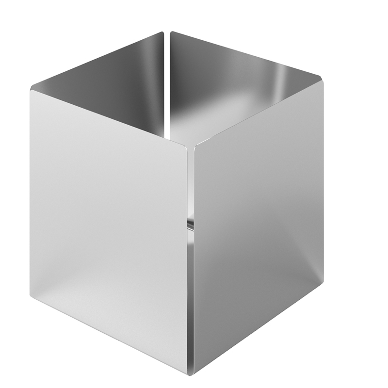 Κουτί Αποθήκευσης (13x13x13) Pam & Co 118-001 Inox