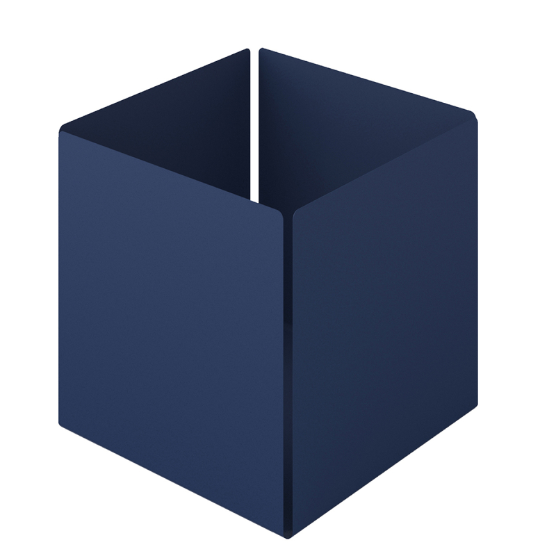Κουτί Αποθήκευσης (13x13x13) Pam & Co 118-203 Matt Navy Blue