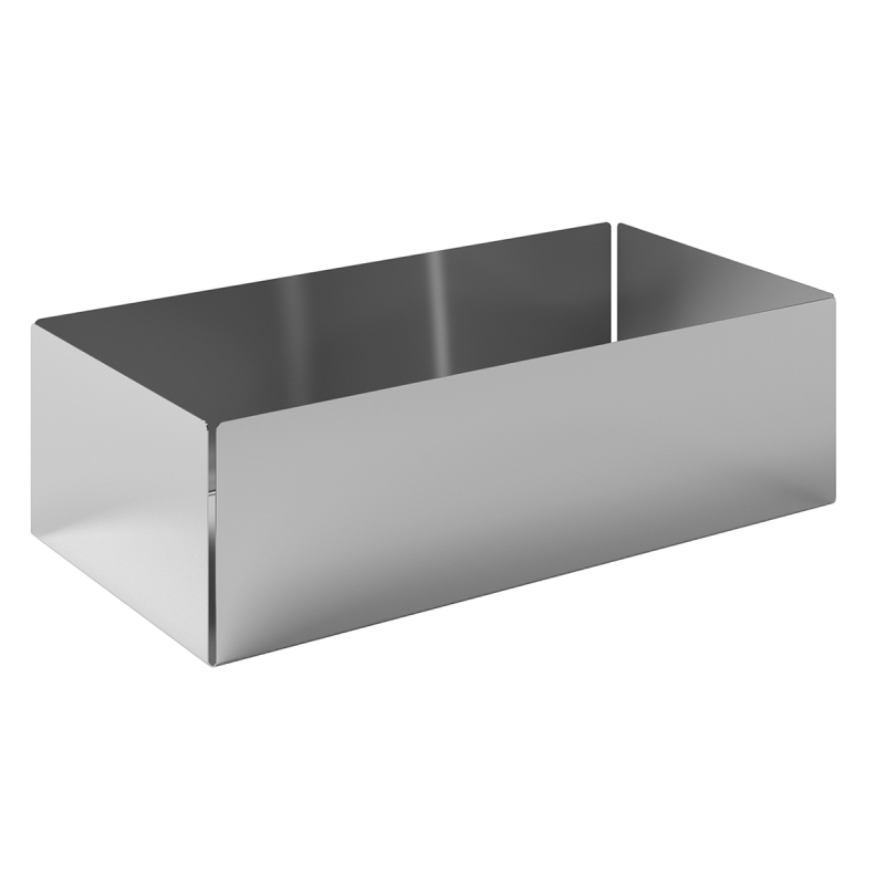 Κουτί Αποθήκευσης (25x7.5x13) Pam & Co 119-001 Inox