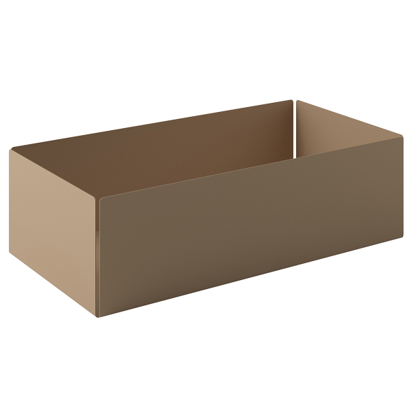 Κουτί Αποθήκευσης (25x7.5x13) Pam & Co 119-103 Matt Beige