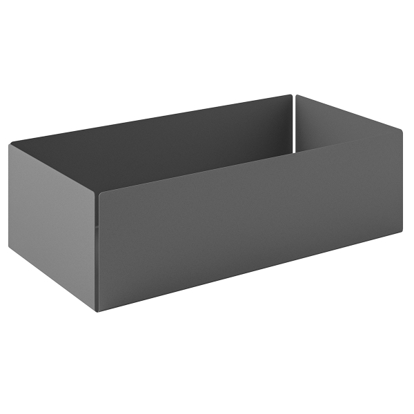 Κουτί Αποθήκευσης (25x7.5x13) Pam & Co 119-163 Matt Concrete Grey