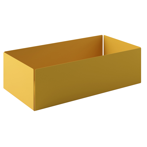 Κουτί Αποθήκευσης (25x7.5x13) Pam & Co 119-603 Matt Yellow