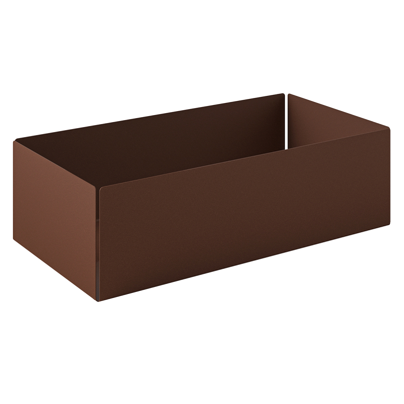 Κουτί Αποθήκευσης (25x7.5x13) Pam & Co 119-943 Matt Wenge