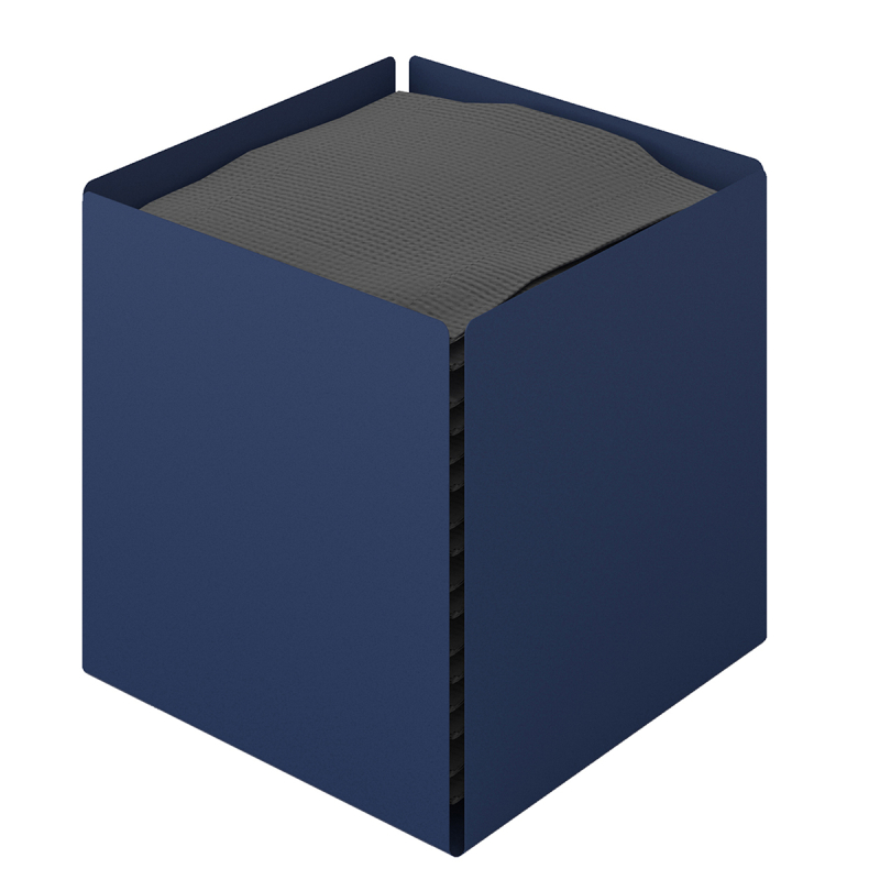 Χαρτοπετσετοθήκη (13x13x13) Pam & Co 123-203 Matt Navy Blue