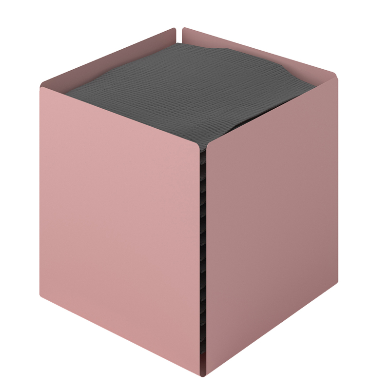Χαρτοπετσετοθήκη (13x13x13) Pam & Co 123-303 Matt Pink