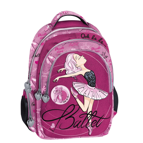 Σχολική Τσάντα Δημοτικού (30x14x44) Graffiti Ballerina