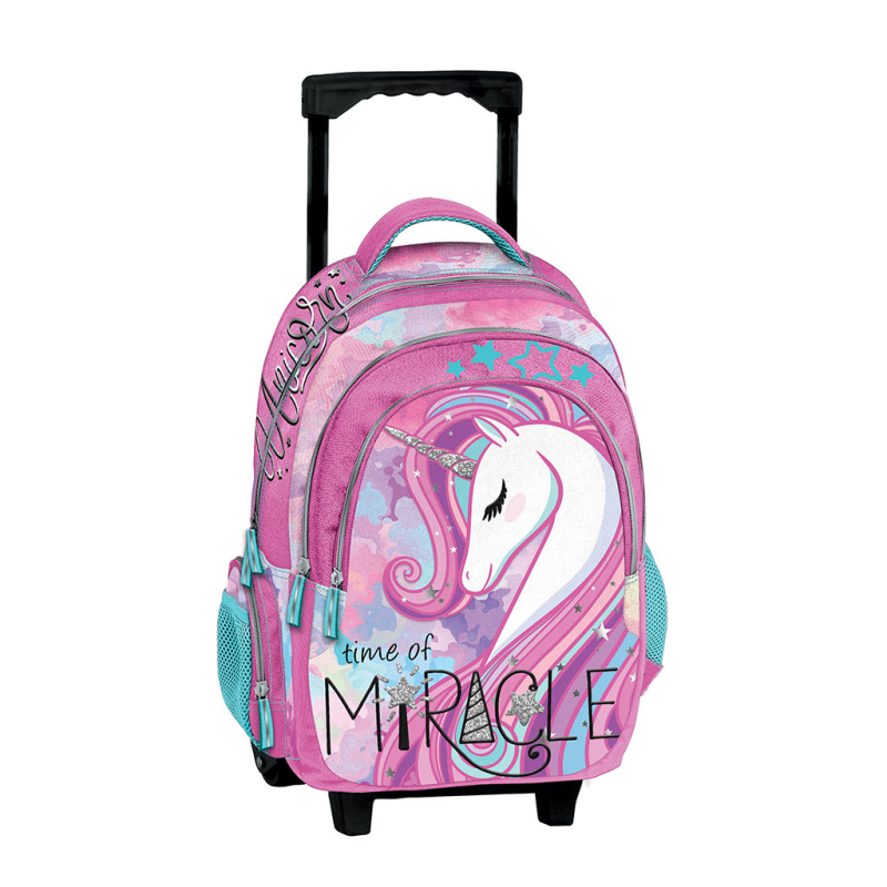 Σχολική Τσάντα Τρόλεϊ Δημοτικού (30x14x44) Graffiti Unicorn