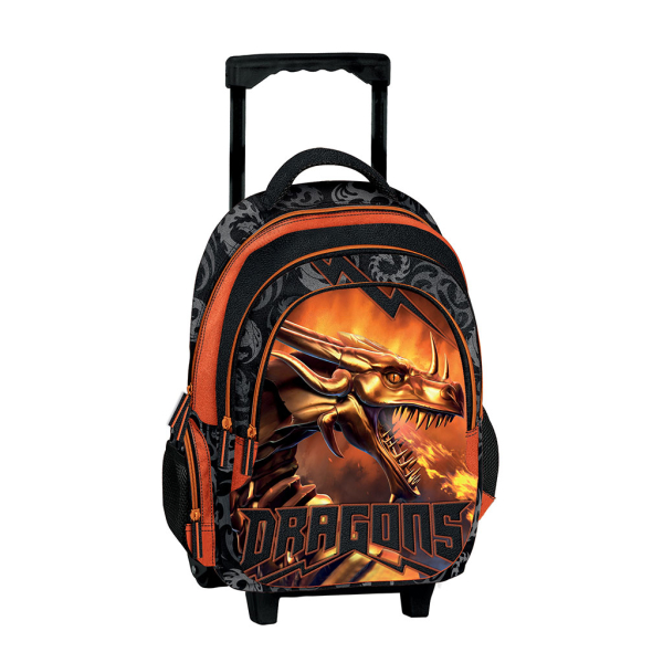 Σχολική Τσάντα Τρόλεϊ Δημοτικού (30x14x44) Graffiti Dragon