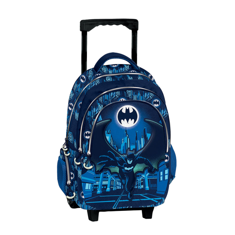 Σχολική Τσάντα Τρόλεϊ Δημοτικού (30x14x44) Graffiti Batman