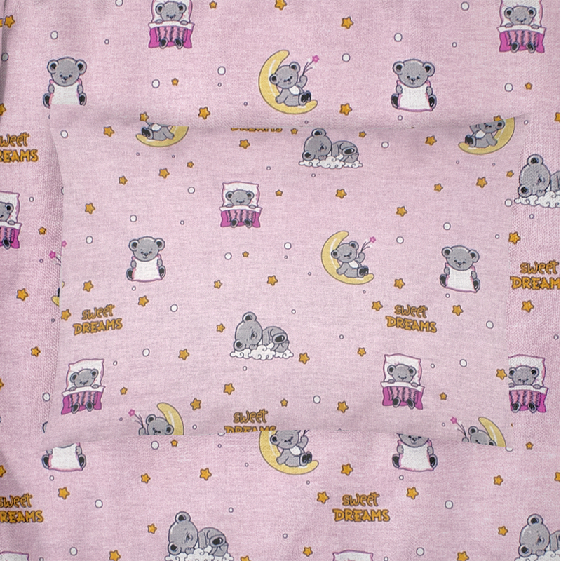 Βρεφική Μαξιλαροθήκη (35x45) Dimcol Sweet Dreams 550 Pink