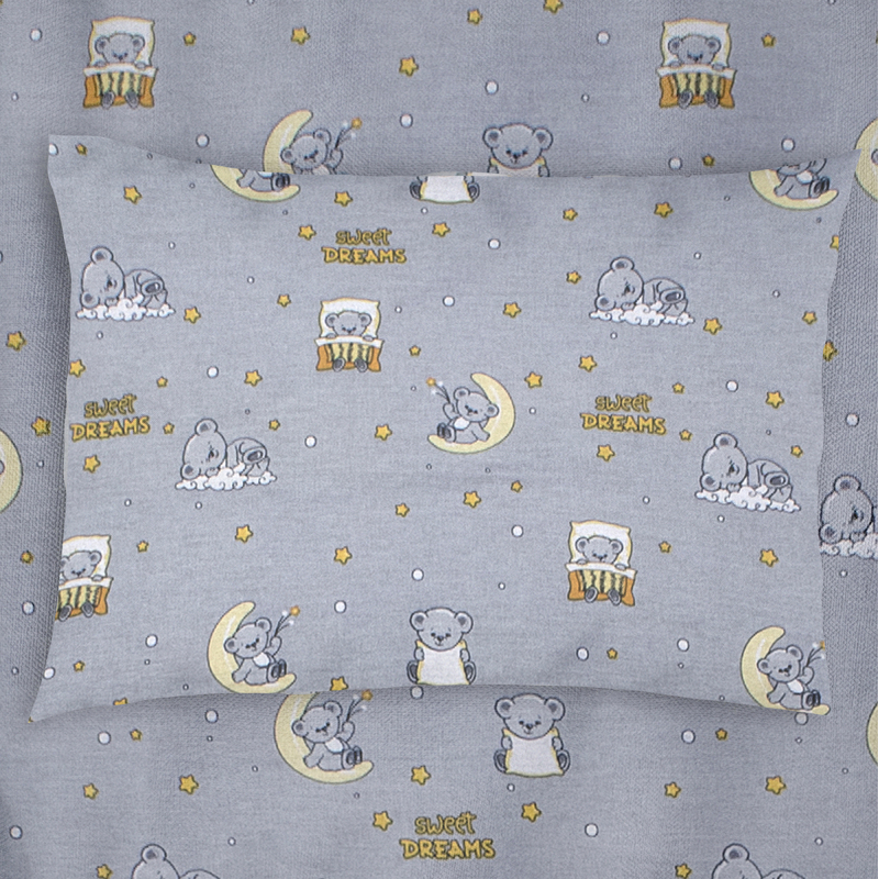 Μαξιλαροθήκη (50x70) Dimcol Sweet Dreams 552 Grey