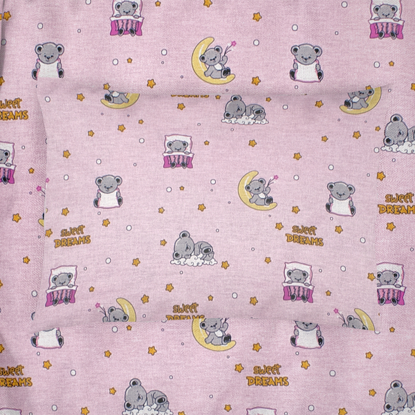 Σεντόνια Μονά (Σετ 3τμχ) Dimcol Sweet Dreams 550 Pink