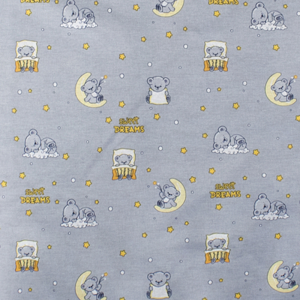 Σεντόνια Μονά (Σετ 3τμχ) Dimcol Sweet Dreams 552 Grey