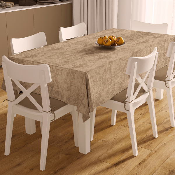 Αλέκιαστο Τραπεζομάντηλο (140x180) Dimcol Panama Shadow Brown