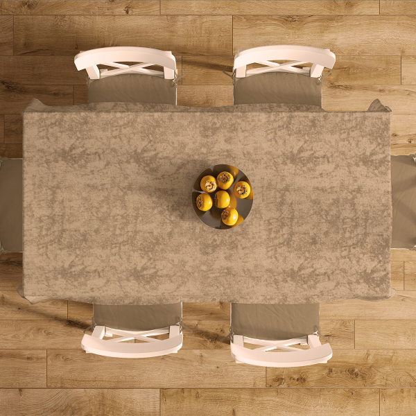 Αλέκιαστο Τραπεζομάντηλο (140x180) Dimcol Panama Shadow Brown