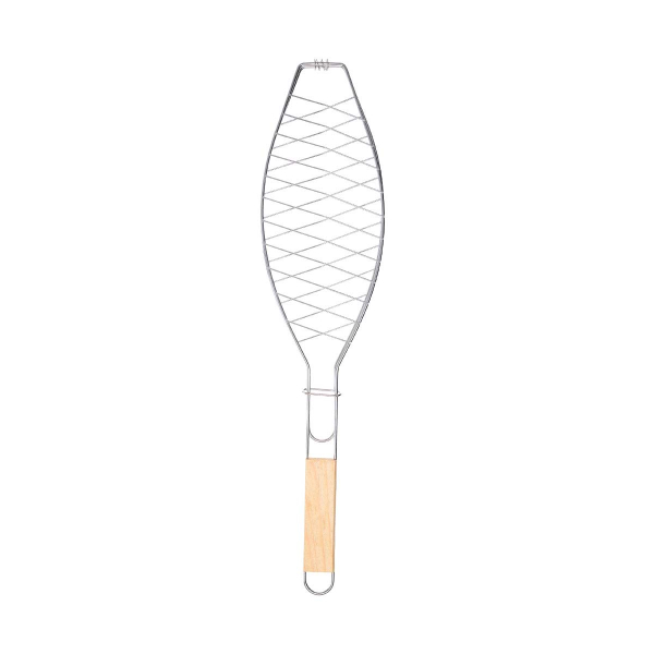 Σχάρα Ψησίματος Για Ψάρια Με Ξύλινη Λαβή (33x14) Estia Cuisson 01-14674